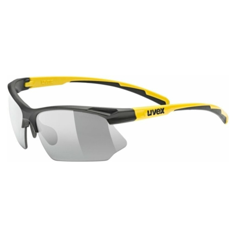 UVEX Sportstyle 802 V Black Matt/Sunbee/Variomatic Smoke Cyklistické okuliare