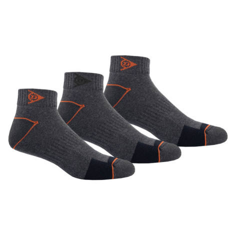 DUNLOP Pánske pracovné ponožky, 3 páry (sivá)