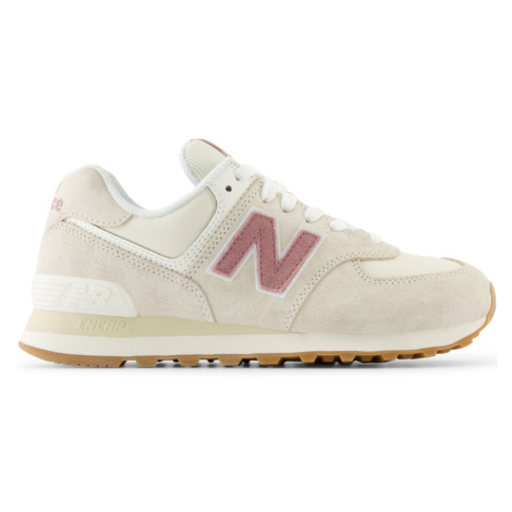 Dámske topánky New Balance WL574QC2 – béžové