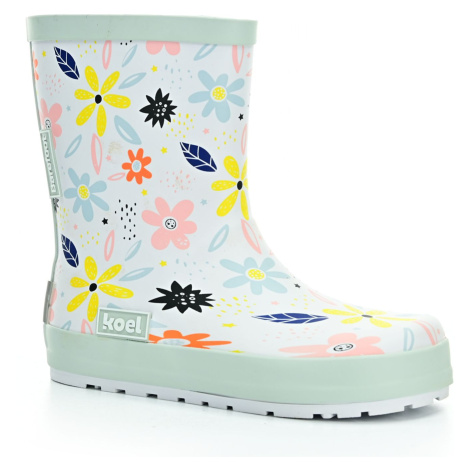 Koel Koel4Kids Wellie Bare White Flowers barefoot čižmy 35 EUR