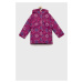 Detská nepremokavá bunda Columbia ružová farba