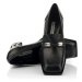 Poltopánky Karl Lagerfeld Apron Front Loafer Black Lthr