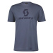 SCOTT Cyklistické tričko s krátkym rukávom - ICON - modrá