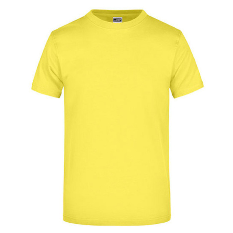 James&amp;Nicholson Unisex tričko JN002 Yellow