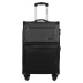 ČIERNO-SIVÁ SADA CESTOVNÝCH KUFROV S PRÍRUČNOU BATOŽINOU LN01 LN01, SET OF 3 SUITCASES (L,M,S) W