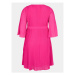 Zizzi Letné šaty CA06015B Ružová Regular Fit
