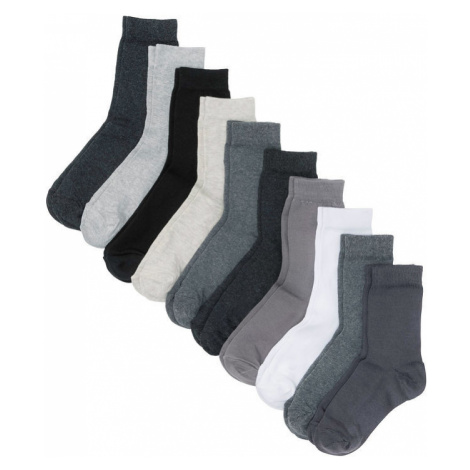 Ponožky basic (10 ks), s bio bavlnou bonprix