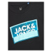 Jack&Jones Junior Tričko Jcologan 12259922 Čierna Regular Fit