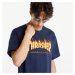 Tričko Thrasher Flame Logo T-Shirt Navy Blue XL