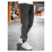 Grafitowe spodnie męskie dresowe Denley JX9515