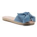 Manebi Espadrilky Sandals With Bow M 3.0 J0 Modrá