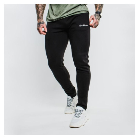 GymBeam Tepláky Slimfit Black  S
