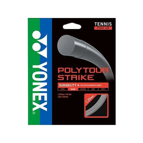 Yonex Poly Tour STRIKE 125, 1,25 mm, 12 m, sivý