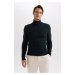 DEFACTO Slim Fit Turtleneck Sweater