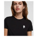 Tričko Karl Lagerfeld Mini Ikonik Karl Patch T-Shirt Čierna