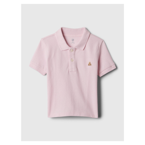 Ružové chlapčenské polo tričko GAP