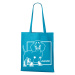 Ekologická nákupná taška s potlačou Jazvečíka
