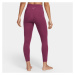 Nike legíny Yoga Dri-Fit Wmn 7/8 rosewood