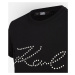 Tričko Karl Lagerfeld Karl Embellished T-Shirt Black