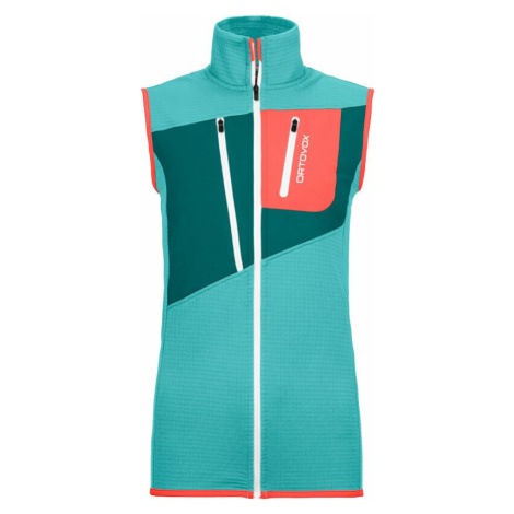 Ortovox Outdoorová vesta Fleece Grid Vest W Ice Waterfall