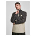 Stand Up Collar Pull Over Jacket Black/Concrete