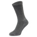 Fruit of the Loom Unisex pracovní ponožky 3 páry 67-608-Z Black Grey Melange