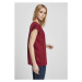 Urban Classics Ladies Organic Extended Shoulder Tee burgundy