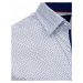 Elegantná pánska biela košeľa so vzorom dx1771