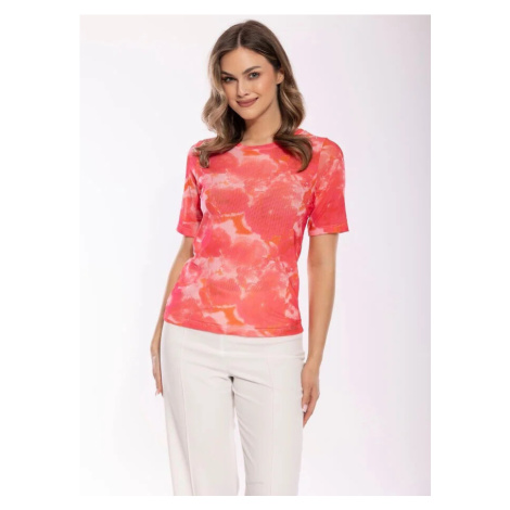 Blúzka Tess vzor 5 Coral mix - Emili koral-mix