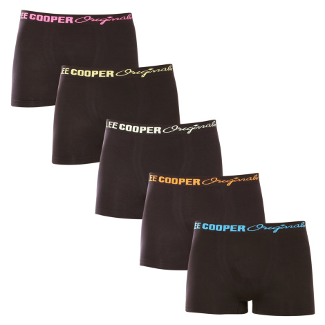 Poškodený obal - 5PACK pánske boxerky Lee Cooper čierné (LCU3200774A-1948355)