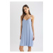 DEFACTO Fall in Love Regular Fit V-Neck Strap Nightgown