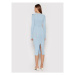 Remain Úpletové šaty Joy RM910 Modrá Slim Fit