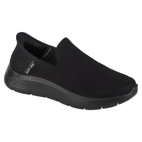 ČIERNE PÁNSKE TENISKY SKECHERS SLIP-INS: GO WALK FLEX - NO HANDS 216491-BBK