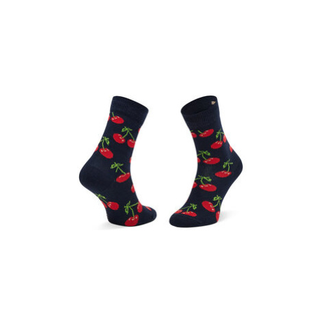 Happy Socks Vysoké detské ponožky KCHE01-6501 Čierna
