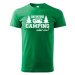 Dětske tričko s karavanom - Adventure Camping what else?