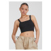 Women's Cropped Top 2-Pack Black/White