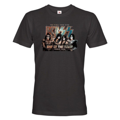 Pánské tričko s potlačou Kiss - parádne tričko s potlačou metalovej skupiny Kiss