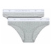 Emporio Armani Underwear Súprava 2 kusov klasických nohavičiek 163334 9P219 05548 Sivá