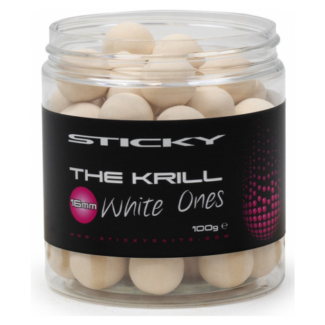 Sticky baits neutrálne vyvážené boilie the krill wafters white ones 130 g - 16 mm