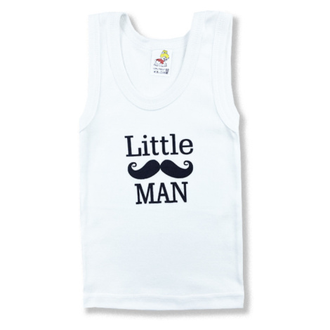Detské tričko - Little Man, biele