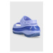 Šľapky Crocs Classic Mega Crush Sandal 207989.5Q6-5Q6, dámske, fialová farba, na platforme,