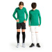 Detské spodné tričko na futbal Keepdry 500 s dlhými rukávmi zelené