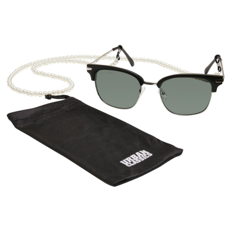 Crete sunglasses with chain black/green Urban Classics