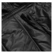 Čierna dámska prešívaná bunda pre prechodné obdobie (H-205-1)