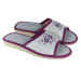 Dámske bielo-fialové papuče MALVINA