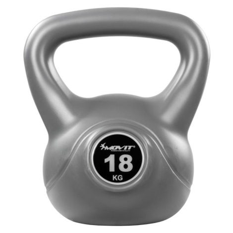 MOVIT 63937 Movit Kettlebell činka, 18 kg, šedá/černá