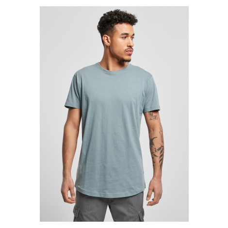 Long T-shirt in the shape of dust blue