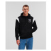 Mikina Karl Lagerfeld Varsity Hoodie Black