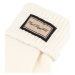 Rukavice Karl Lagerfeld Hotel Karl Knit Ff Glove Biela
