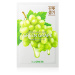 The Saem Natural Mask Sheet Green Grape plátenná maska pre rozjasnenie a vitalitu pleti